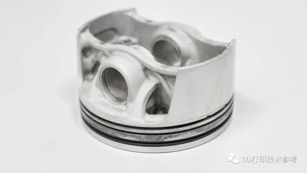 保時捷3D打印的鋁合金活塞
