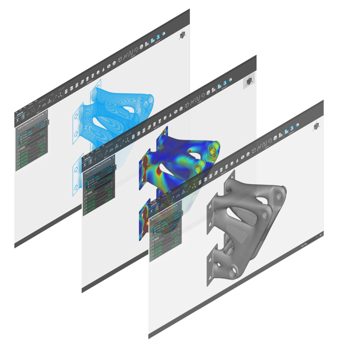使用nTopology軟件優(yōu)化的航空航天支架