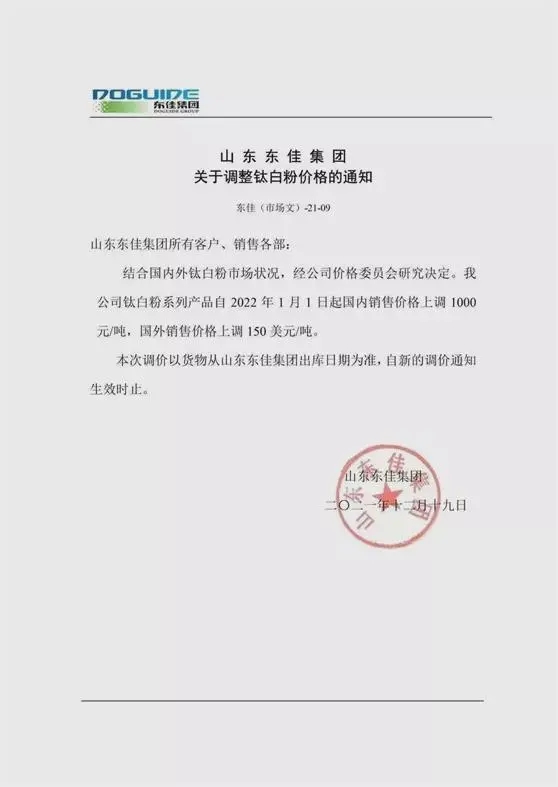 化工巨頭漲價(jià)函齊飛