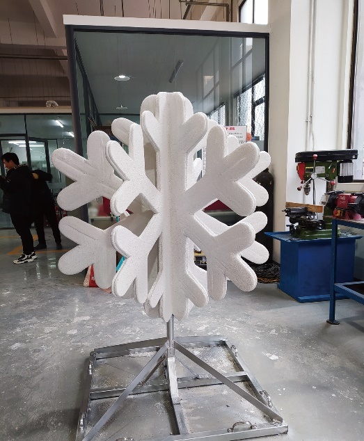 圖為3D打印建筑和制品