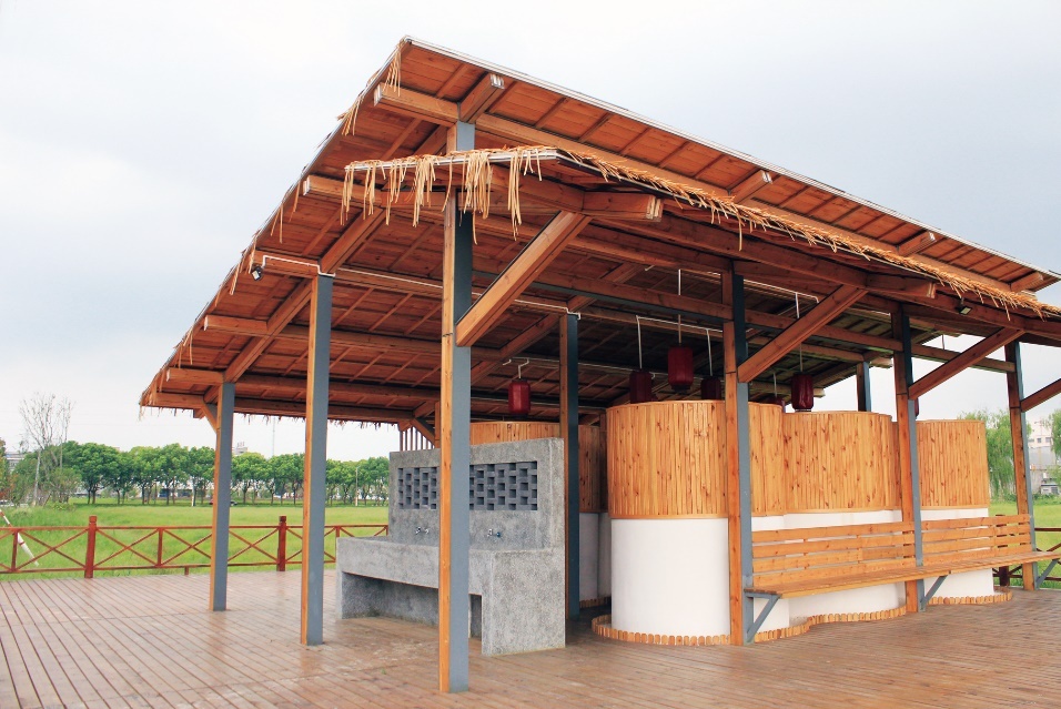 圖為3D打印建筑和制品