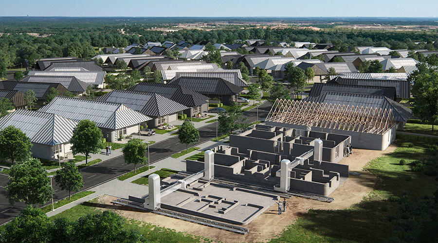 ICON和Lennar將建造由BIG-Bjarke Ingels Group共同設(shè)計(jì)的迄今最大3D打印住宅社區(qū)