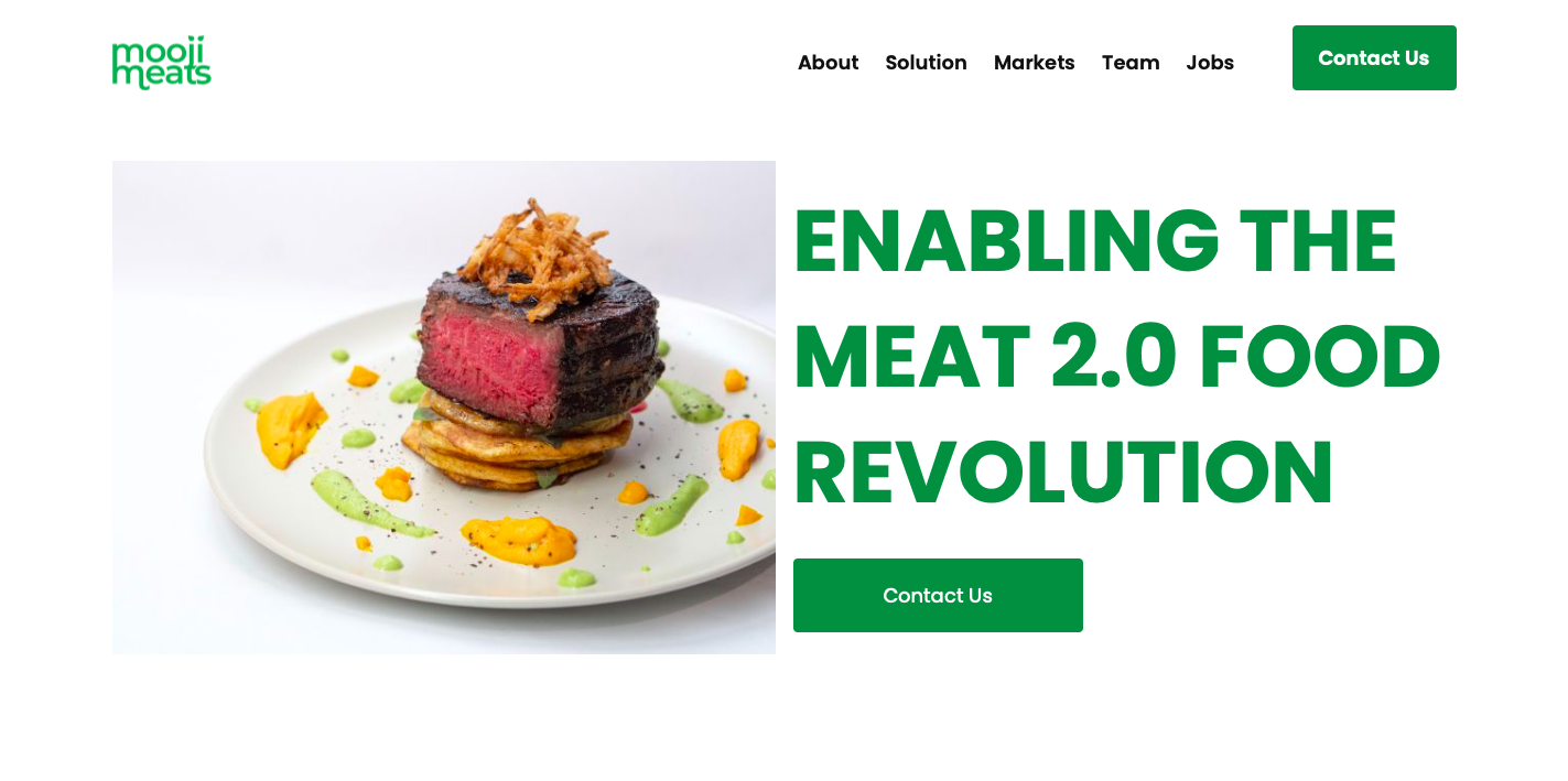 食品科技初創(chuàng)Mooji Meats新一輪融資300萬美元