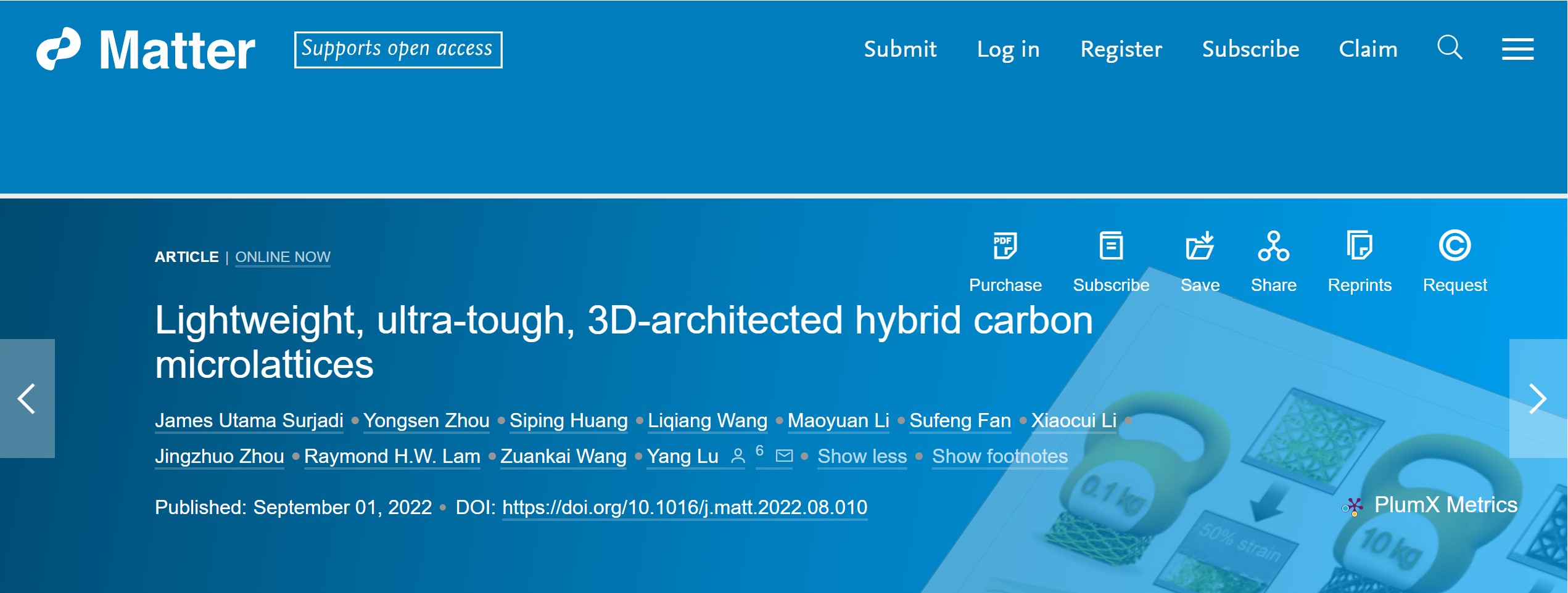 香港城市大學(xué)開發(fā)出聚合物晶格3D打印新方法