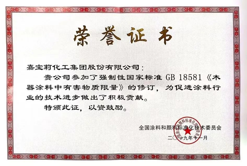 嘉寶莉獲石化聯(lián)合會2022年度科技進(jìn)步獎