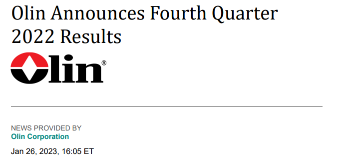 Olin環(huán)氧樹(shù)脂Q4銷(xiāo)售額下滑39% 
