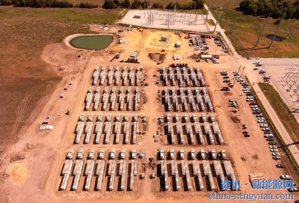 德克薩斯州190MW/380MWh電池存儲(chǔ)基地正在建設(shè)中