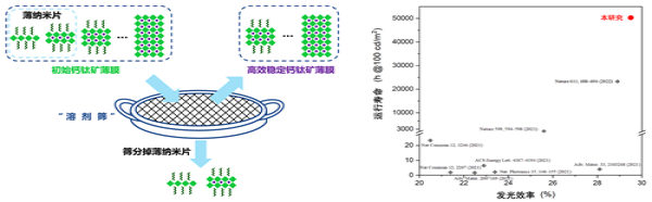 寧波材料所開發(fā)出“溶劑篩”方法?刷新鈣鈦礦發(fā)光二極管性能紀錄